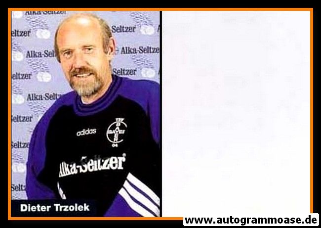 Autogramm Fussball | Bayer Leverkusen | 1995 | Dieter TRZOLEK