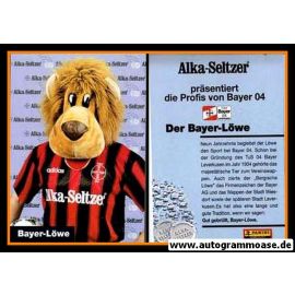 Autogrammkarte Fussball | Bayer Leverkusen | 1995 | BAYER-LÖWE (Maskottchen)