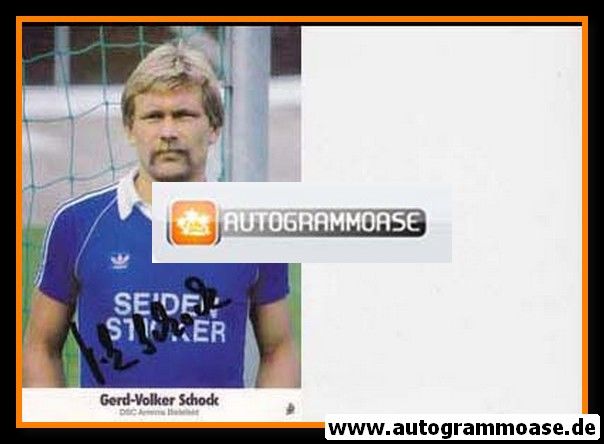 Autogramm Fussball | DSC Arminia Bielefeld | 1981 | Gerd-Volker SCHOCK