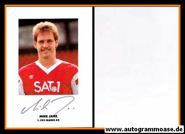 Autogramm Fussball | FSV Mainz 05 | 1990 | Mike JANZ