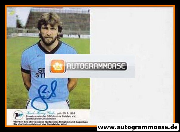 Autogramm Fussball | DSC Arminia Bielefeld | 1982 | Karl-Heinz GEILS