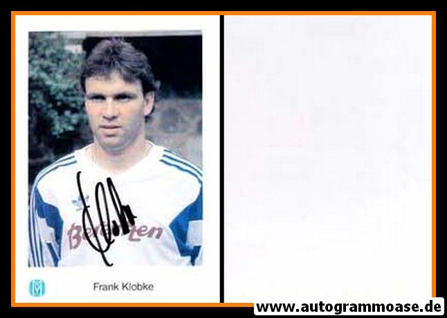 Autogramm Fussball | SV Meppen | 1991 | Frank KLOBKE