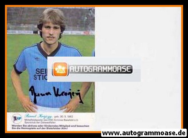 Autogramm Fussball | DSC Arminia Bielefeld | 1982 | Bernd KRAJCZY