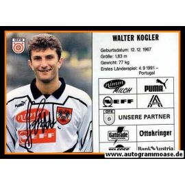 Autogramm Fussball | Österreich | 1995 | Walter KOGLER