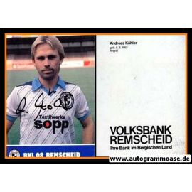 Autogramm Fussball | FC Remscheid | 1988 | Andreas KÖHLER