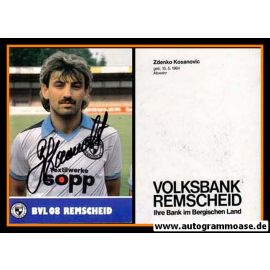 Autogramm Fussball | FC Remscheid | 1988 | Zdenko KOSANOVIC