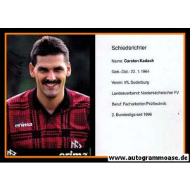 Autogramm Fussball | Schiedsrichter | 1997 Erima | Carsten KADACH