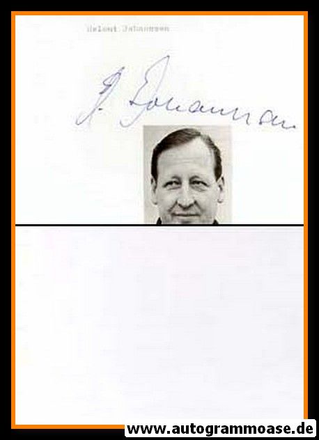 Autograph Fussball | Helmuth JOHANNSEN 
