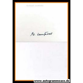 Autograph Fussball | Gerhard KAUFHOLD 