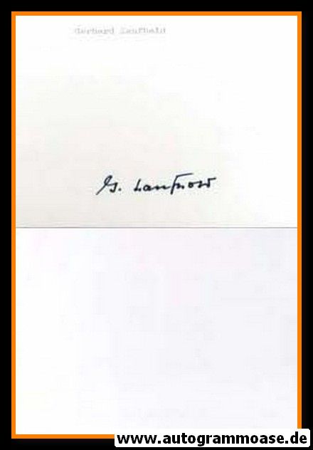 Autograph Fussball | Gerhard KAUFHOLD 