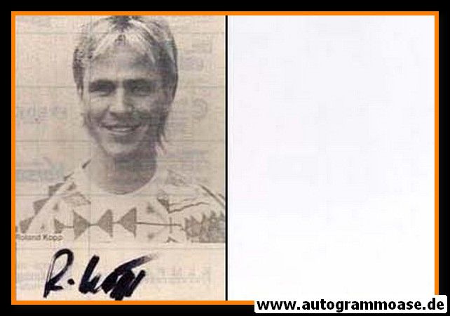 Autogramm Fussball | 1990er | Roland KOPP (Portrait SW)