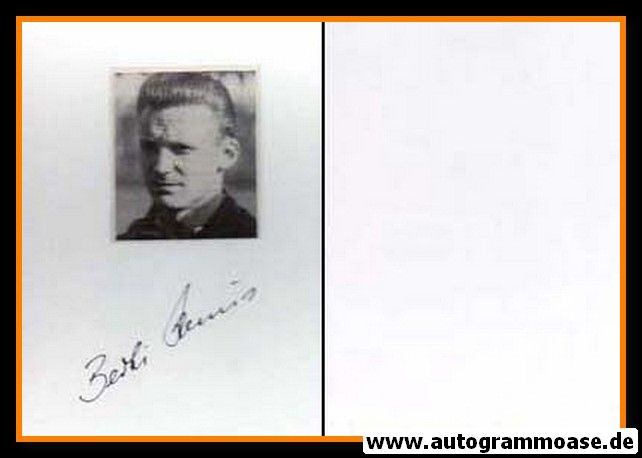 Autograph Fussball | Berti KRAUS 