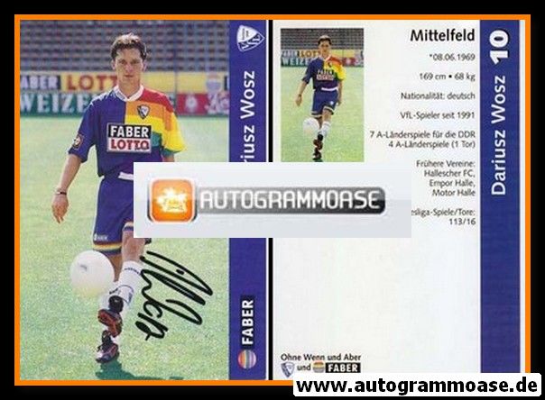 Autogramm Fussball | VfL Bochum | 1997 | Dariusz WOSZ