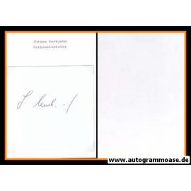 Autograph Fussball | Jürgen KURBJUHN 