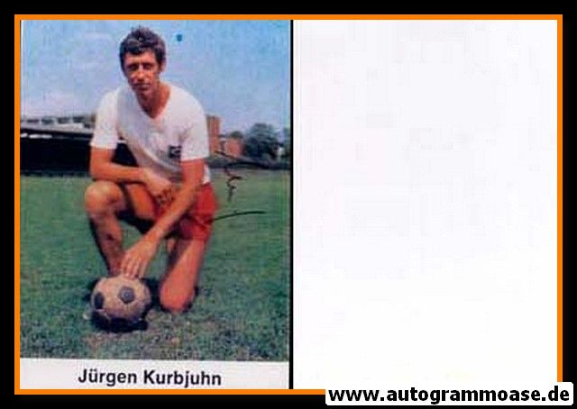 Autogramm Fussball | Hamburger SV | 1970er Retro Foto | Jürgen KURBJUHN (Portrait Color)