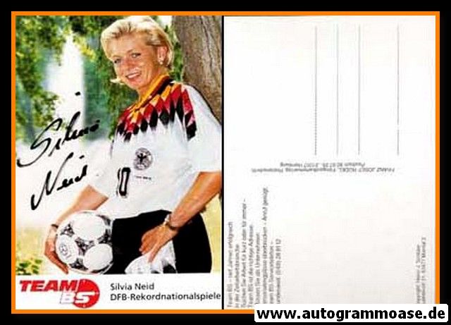 Autogramm Fussball (Damen) | DFB | 1990er | Silvia NEID (Team BS)