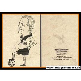 Autogramm Fussball | DFB | Felix GERRITZEN (Zeichnung)