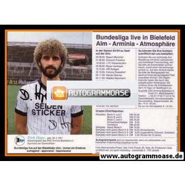 Autogramm Fussball | DSC Arminia Bielefeld | 1983 | Dirk HUPE