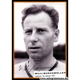 Autogramme Fussball | Borussia Dortmund | 1950er | Willi BURGSMÜLLER (Portrait SW)