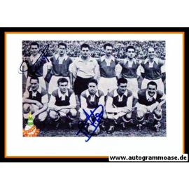 Mannschaftsfoto Fussball | Stade Reims | 1953 + 2 AG (KOPA + PENVERNE)