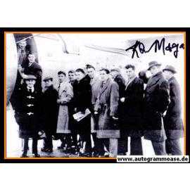 Mannschaftsfoto Fussball | Manchester United | 1958 + AG Kenny MORGANS (Flughafen) 1