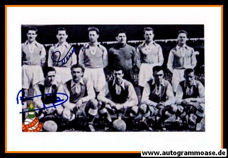 Mannschaftsfoto Fussball | Stade Reims | 1955 + 2 AG (KOPA + PENVERNE)
