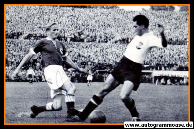 Autogramm Fussball | DFB | 1951 Foto | Felix GERRITZEN (Spielszene Österreich) 1