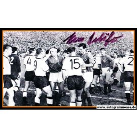 Autogramme Fussball | DFB | 1962 WM Foto | 2 AG (Erhardt, Schäfer) Abpfiff Jugoslawien
