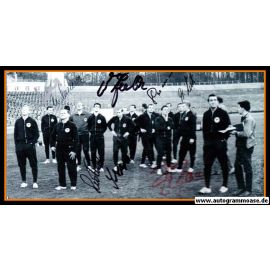 Autogramme Fussball | DFB | 1961 Foto | 8 AG (Training Herberger)