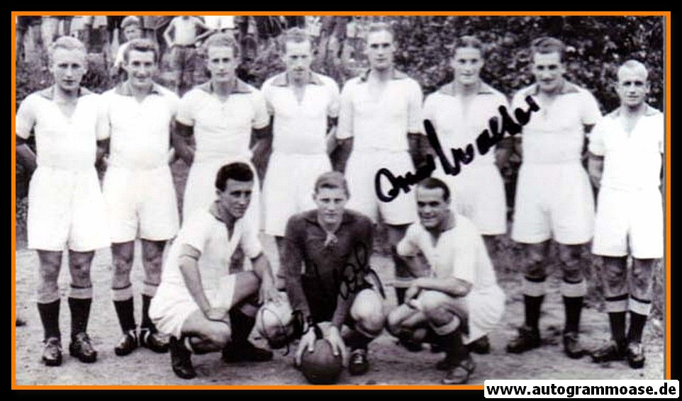 Mannschaftsfoto Fussball | 1. FC Kaiserslautern | 1948 + 2 AG (HÖLZ + O. WALTER)