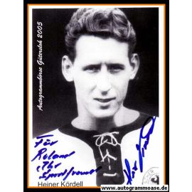 Autogramm Fussball | DFB | 1950er Retro | Heinz KÖRDELL (Portrait SW)