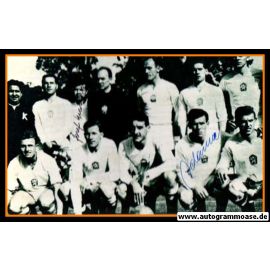 Mannschaftsfoto Fussball | Tschechien | 1958 WM + 3 AG (Adamec, Masopust, Schrojf) Mexiko