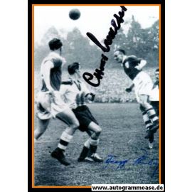 Autogramme Fussball | DFB | 1952 Foto | RÖHRIG + O. WALTER (Spielszene SW) Irland