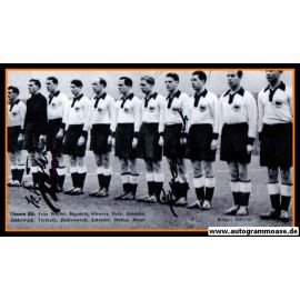 Mannschaftsfoto Fussball | DFB | 1951 + 3 AG (Bögelein, Stollenwerk, Wewers) Luxemburg