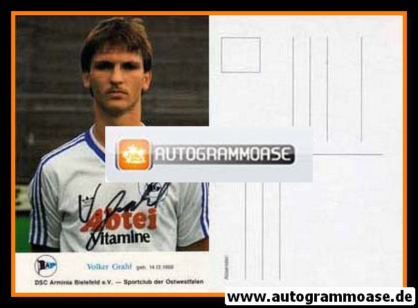 Autogramm Fussball | DSC Arminia Bielefeld | 1985 | Volker GRAHL