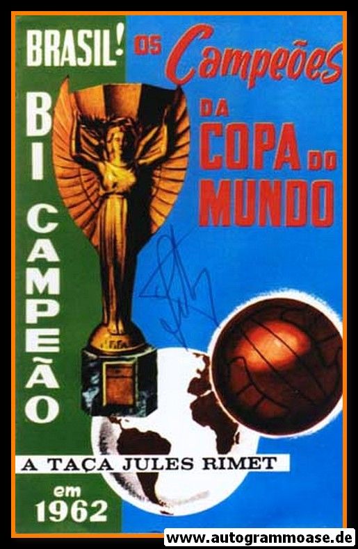 Autogramm Fussball | Brasilien | 1962 WM Foto | ZITO (Copa de Mundo)