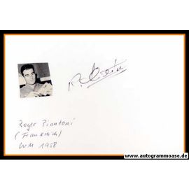 Autograph Fussball | Frankreich | Roger PIANTONI 