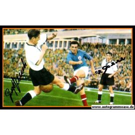 Autogramme Fussball | DFB | 1958 WM Foto | ECKEL + STOLLENWERK (Spielszene Jugoslawien)