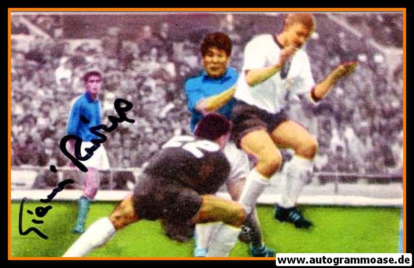 Autogramm Fussball | Italien | 1962 WM Foto | Gianni RIVERA (Spielszene Color DFB)