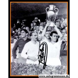Autogramm Fussball | Real Madrid | 1960er Foto | Jose SANTAMARIA (Pokalsieg SW)