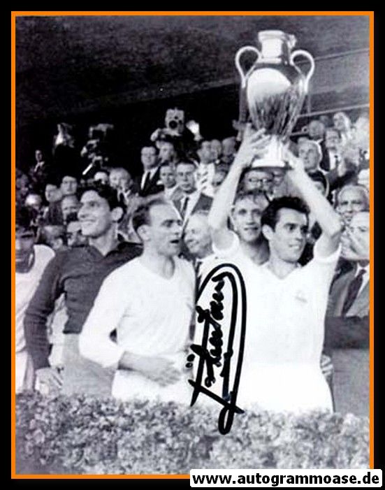 Autogramm Fussball | Real Madrid | 1960er Foto | Jose SANTAMARIA (Pokalsieg SW)