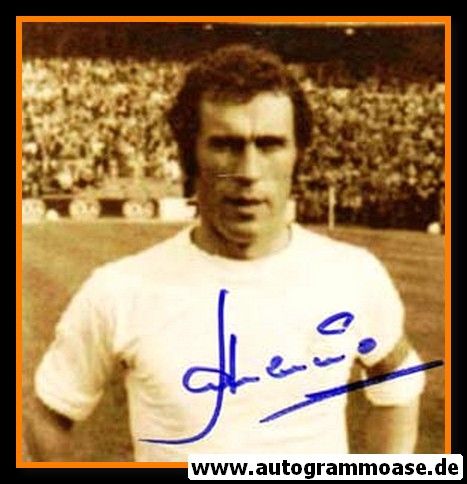 Autogramm Fussball | Spanien | 1960er Foto | Amancio AMARO (Portrait SW)