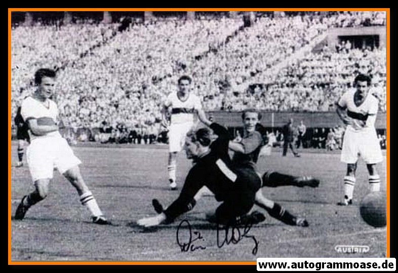 Autogramme Fussball | FCK / VfB | 1953 Foto | Willi HÖLZ + Erwin WALDNER (Finale)