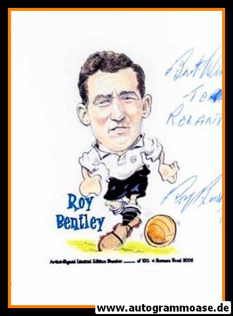 Autogramm Fussball | England | Roy BENTLEY (Foto Comic)