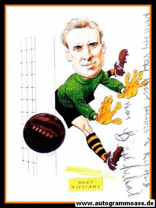 Autogramm Fussball | England | Bert WILLIAMS (Foto Comic)