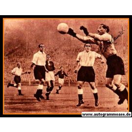 Autogramme Fussball | England | 1953 Foto | Gil MERRICK + George ROBB (Ungarn) 1