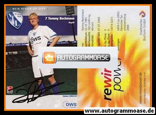 Autogramm Fussball | VfL Bochum | 2004 | Tommy BECHMANN