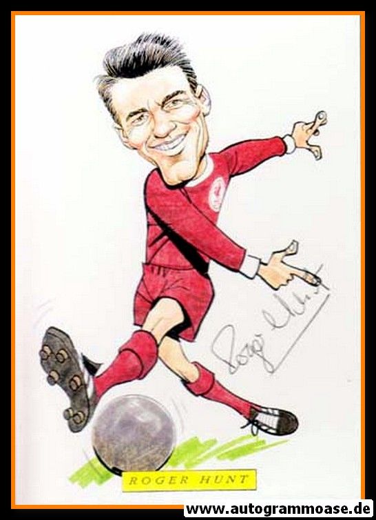 Autogramm Fussball | England | Roger HUNT (Comic)