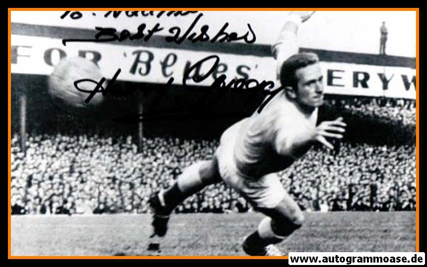 Autogramm Fussball | Nordirland | 1950er Foto | Harry GREGG (Spielszene SW) 2
