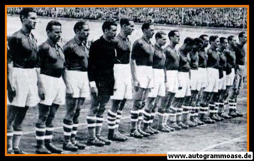 Mannschaftsfoto Fussball | Europa | 1937 + AG Pietro RAVA